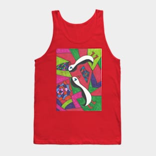 Floating Puffins Tank Top